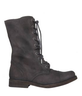 Shearling Suede Military Boot, Women, Boots & Shoes, AllSaints 