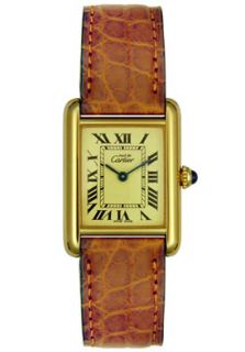 Cartier W1017354 Watches,Womens Must de Cartier Tank Vermeil, Women 