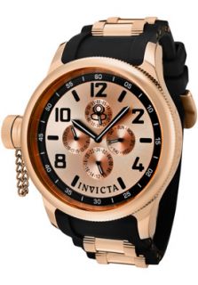 Invicta 1804 Watches,Mens Russian Diver Rose Gold Dial Black 
