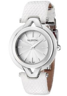 Valentino V38SBQ9901 S001 Watches,Womens Silver Dial White Lizard 