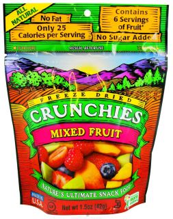Crunchies   Freeze Dried Fruit Snack Mixed Fruit   1.5 oz.