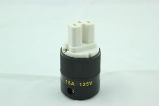 1pc high end IEC 3pin AC 125V 15A power cord socket amplifier power 