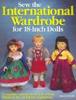   Wardrobe for 18 Inch Dolls by Joan Hinds 2001, Paperback