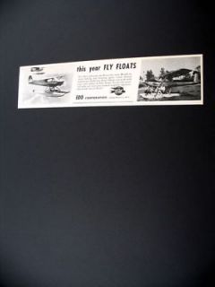 Edo Airplane Aircraft Floats 1955 print Ad