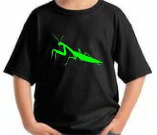 Praying Mantis Youth Medium T Shirt   You Pick Color!!