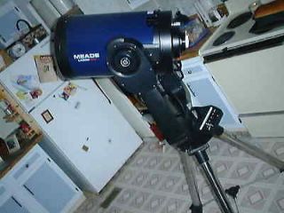 Meade 10 LX 200 LX200R model telescope With GPS and UHTC Great Cond.