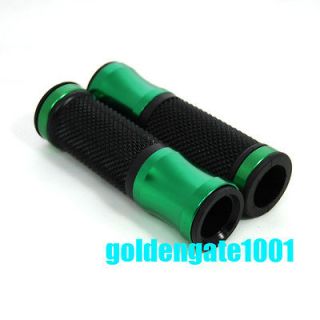 Hot New 7/8 Bar Rubber Handle Bar Hand Grip Green For Universal Fit 