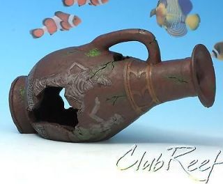 Vase/Vessel/Ur​n Roman Ruin Resin Aquarium Ornament