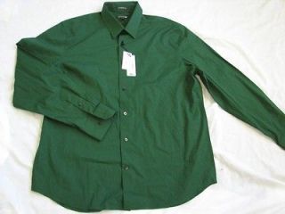 forest green dress shirt in Mens Clothing