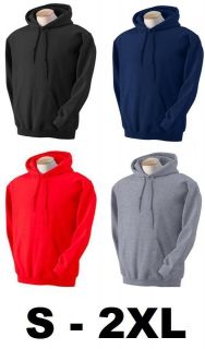 MEN Adult Plain Blank Hoodies Sweather Hooded Pullover Sweatshirt S 