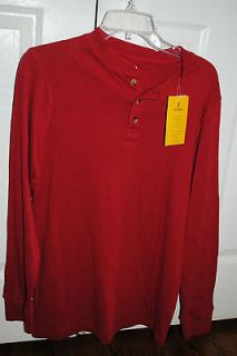 NEW Red BROWNING Buckmark Timber Ridge Henley Shirt Super Soft Cotton 