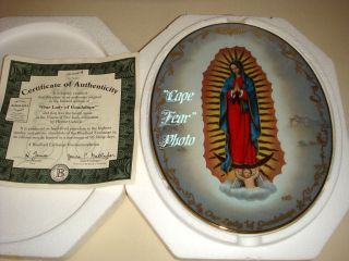 Hector Garrido Visions OUR LADY OF GUADALUPE Plate