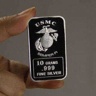 10 gram silver bars in Bars & Rounds