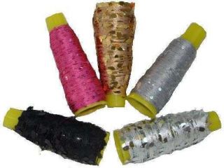 cones lot of Sequin Yarn RARE Sparkle Ret $55