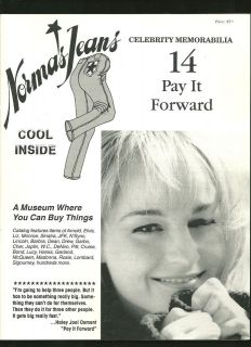 Norma Jeans Celebrity Auction Catalog 14 H Hunt 1995