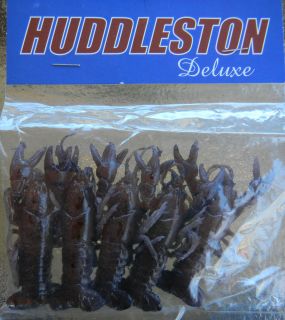 Huddleston Deluxe Pre Rigged Huddle Bug 5 per pack  BROWN/PURPLE