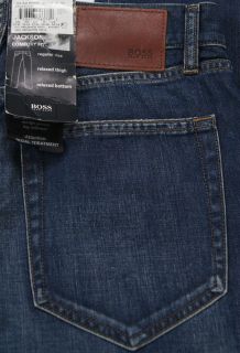 HUGO BOSS BLACK Men Jacksons Comfort Fit Medium Blue Jeans NEW NWT $ 