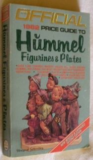 1982 Hummel Figures Figurines Plates Price Guide Book Illustrated 