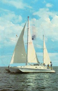   1995 YOLO 41 Trimaran, Deisel Powered, Lee & Mary Clark, FL postcard