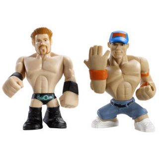 WWE Mini Rumblers   John Cena and Sheamus   Toys R Us   Action Figures 