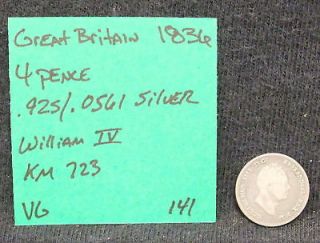   Coins World  Europe  UK (Great Britain)  Fourpence, Groat