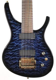 Halo USA Custom Shop Octavia Baritone 8 String Guitar 28 Scale Gold 