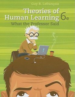   the Old Professor Said by Guy R. Lefrancois 2011, Hardcover