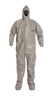20 NIP DUPONT /LAKELAND HAZMAT SUIT XL TYCHEM F coverall hooded with 