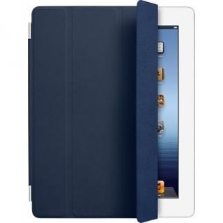 apple ipad 2 navy leather smart cover