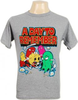   To Remember Jeremy McKinnon ADTR Pac Man Emo Punk Grays T Shirt S,M,L