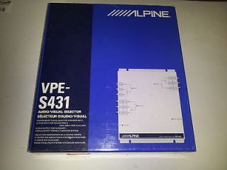 ALPINE VPE S431 AUDIO VISUAL SELECTOR 100% BRAND NEW IN BOX