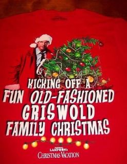 National Lampoons CHRISTMAS VACATION Griswold Family T Shirt SMALL 