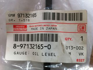 Isuzu 8971321650 Oil Level Gauge Isuzu NPR Diesel GM 97132165