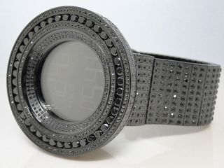   New 52Mm Bezel I Gucci Digital Canary Simulated Diamond Watch 50 Ct