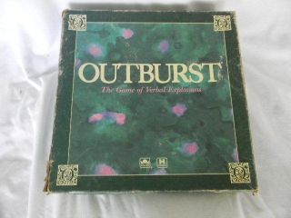 1988 Outburst Hilarious Board Game COMPLETE Good Condition
