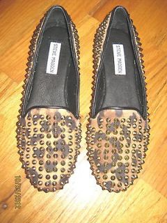Steve Madden Studly Leopard Loafer/Flat   Size 7.5 (Fits a size 7)