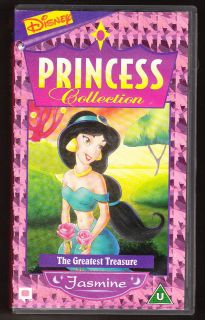 DISNEY   PRINCESS JASMINE   THE GREATEST TREASURE   VHS PAL (UK) VIDEO