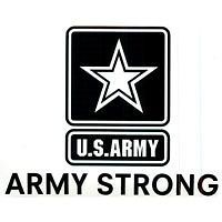 Army Strong Vinyl Sticker Decal Wall or Window   4 to 24   Many 