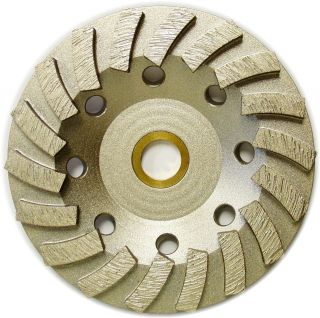 Standard Concrete Turbo Diamond Grinding Cup Wheel for Angle 