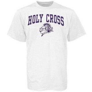 Holy Cross Crusaders White Bare Essentials T shirt