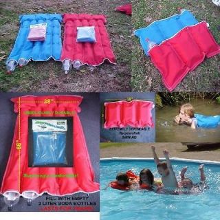 new BLACK canvas Recyclers Raft SWIM AID float AVAILABLE 4 KIDS ADULTS 