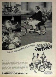 1969 Harley Davidson 50cc motorcycle AD
