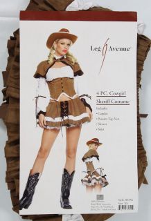 Cowgirl Sheriff Leg Avenue Halloween Western Costume XS   83356