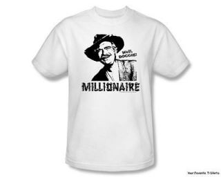 Officially Licensed Beverly Hillbillies Millionaire Adult Shirt S 3XL