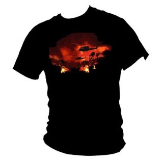 Apocalypse Now Redux Huey helicopter cult film t shirt