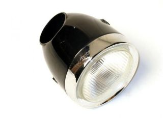   NOS Italian CEV Bullet Moped Black Headlight Head Lamp @ Moped Motion