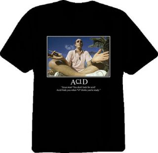 Hunter S. Thompson Dr. Gonzo Acid Quote T Shirt
