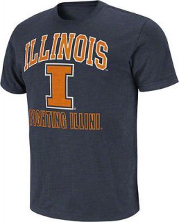 Illinois Fighting Illini Orange Outfield Slub Knit T Shirt