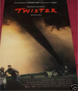 Cinema Poster TWISTER 1996 (One Sheet Version 2) Helen Hunt