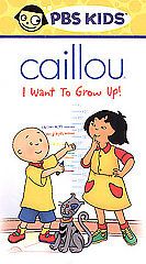 Caillou   I Want To Grow Up VHS NEW SEALED